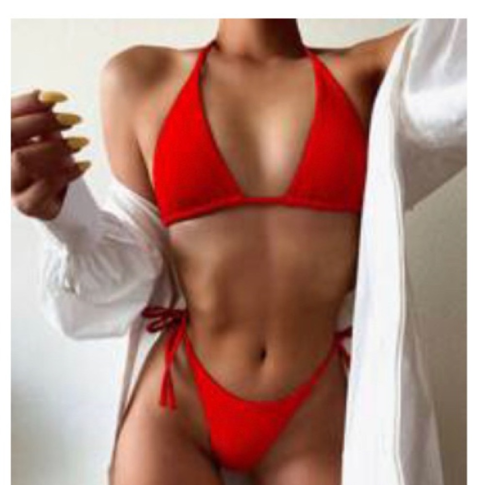 Red bikini